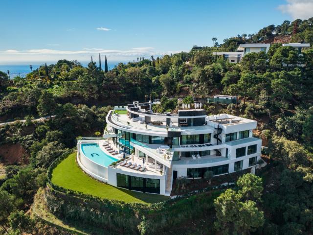 El Unico es una villa de lujo con vistas panorámicas al mar. 2200m² Benahavís