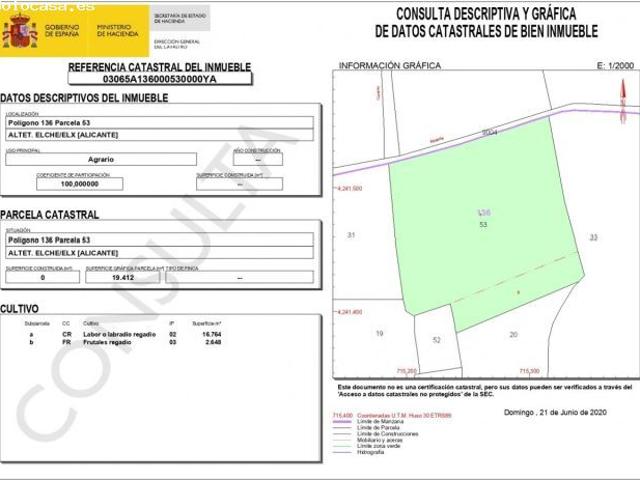 EL ALTET RUSTICA DE 19.703 M2