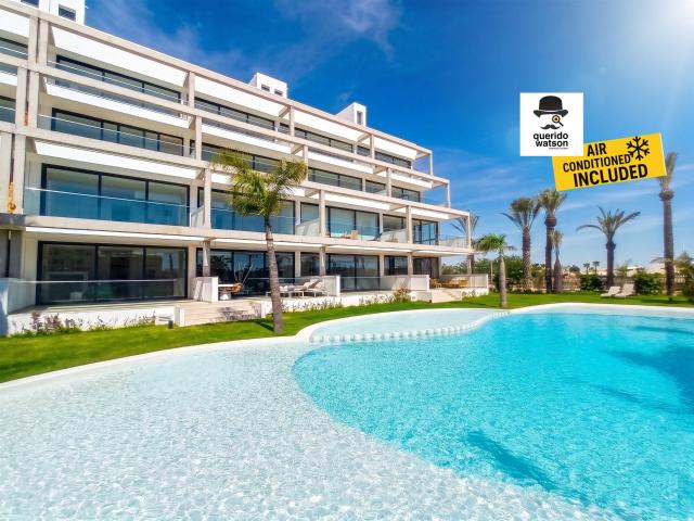 El Lago Resort — Apartamentos junto al mar con piscina lagun. 93m² Mar de Cristal