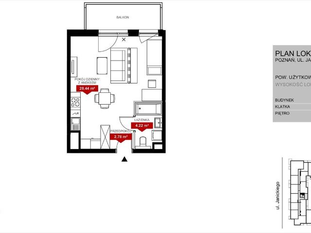 Elastyczne 35m² w sercu Jeżyc – inwestycja lub start
