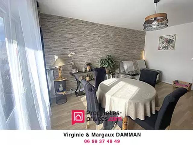 Elbeuf 76500 Achat / Vente appartement 4 pièces t4 cave balcon