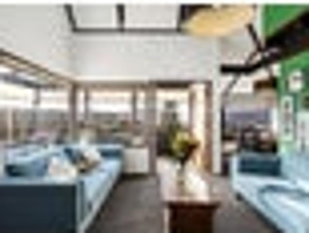 Elevated views, sun drenched living
