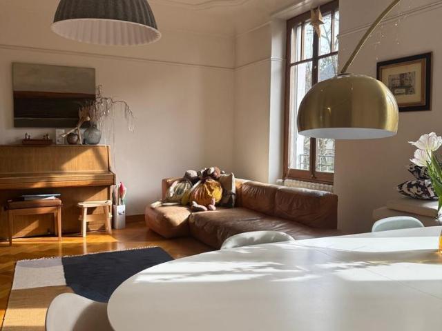 Élégant appartement de caractère – 7 pièces avec hauts plafonds – Champel