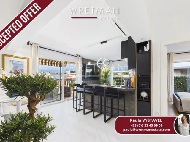 Élégant appartement rénové avec terrasse vues dégagées cave et garage Cannes