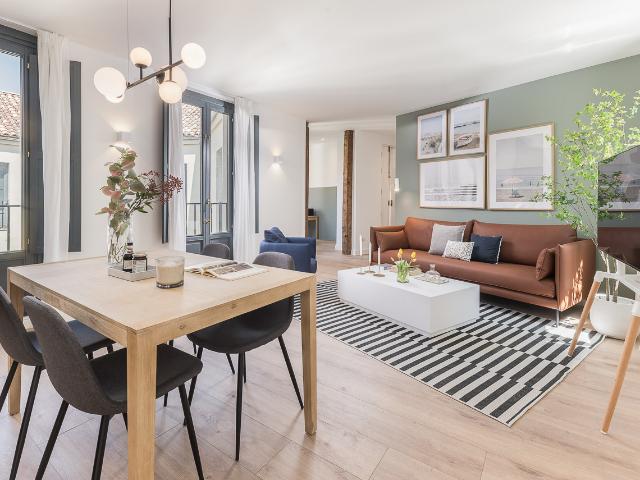 Elegant two bedroom apartment in a restored historic building