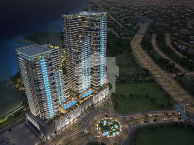 Elegant 1827 Square Feet 2 Bedroom Apartment With Plunge Pool In GoldCrest Bay Sands 2 At HMR Waterfront Situated In The Sought Out Area Of DHA Phase 8 On 4 Year Payment Plan With Booking Starts From 10%