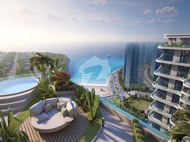 Elegant 1 Bedroom Apartment with Spacious Terrace, Pool & Partial Sea View | Gold Crest Bay Sands