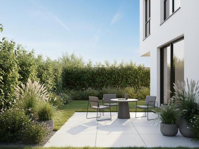 Élégant 2 pièces avec terrasse et jardin privatif au calme– expo est Parking