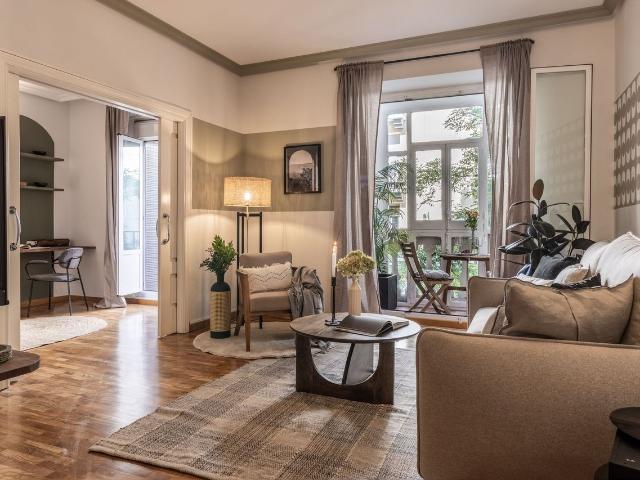 Elegant 3 Bedroom Apartment with Beach Design and Private Office in Lista, Madrid Amsterdam Apartments for Rent