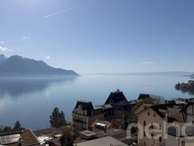 Élégant 4.5 pièces rénové avec vue panoramique sur le Lac et Montreux
