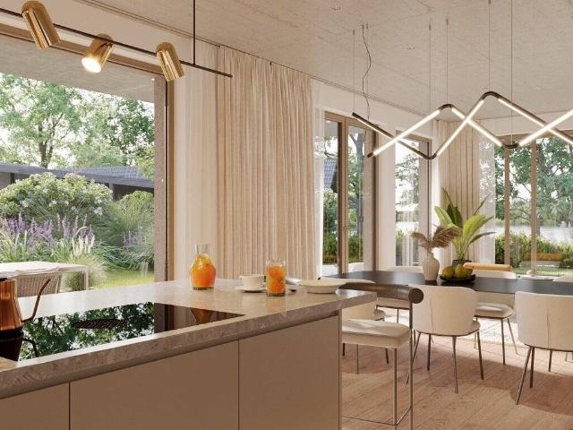 Elegante 4 Zimmer Wohnung, erste Reihe am Tegeler See mit 187 qm Garten & direktem Seezugang barrierefrei