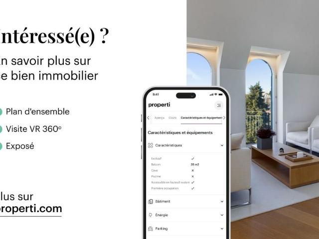 Élégante 3.5 pièces en duplex avec cave et parking, Le Locle