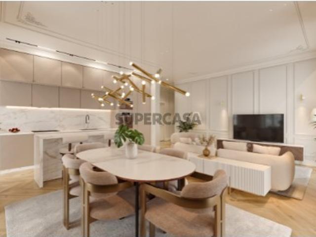 Elegante T2 com varanda e atmosfera residencial tranquila
