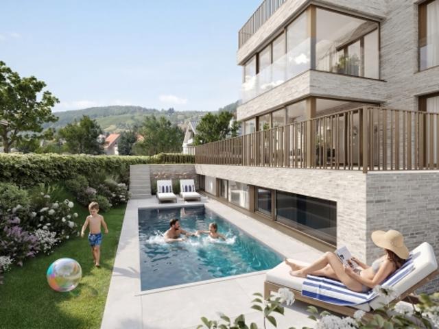 Elegante und stilvolle 4.5 Zimmer Maisonette mit grossem privatem Garten in Biel Benken kaufen Bezug 1.Quartal 2028