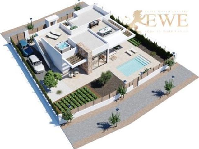 Elegante villa con vistas al campo de golf en Hacienda del Álamo