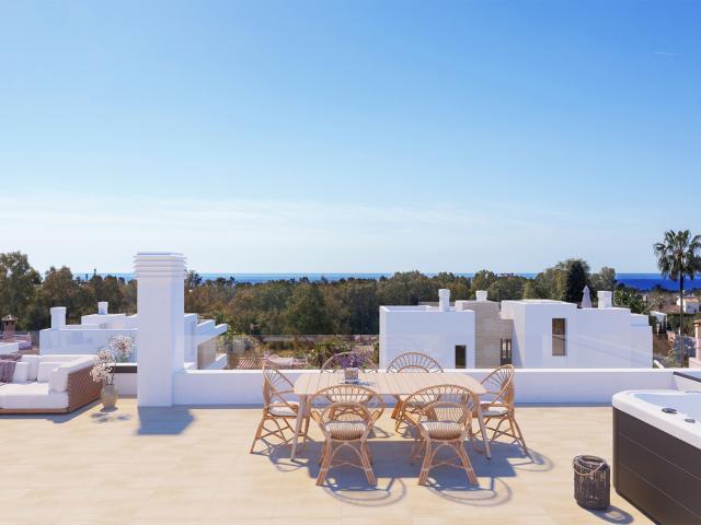 Elegante villa de 3 dormitorios con parcela de 580 m² y 200 m² de vida exterior