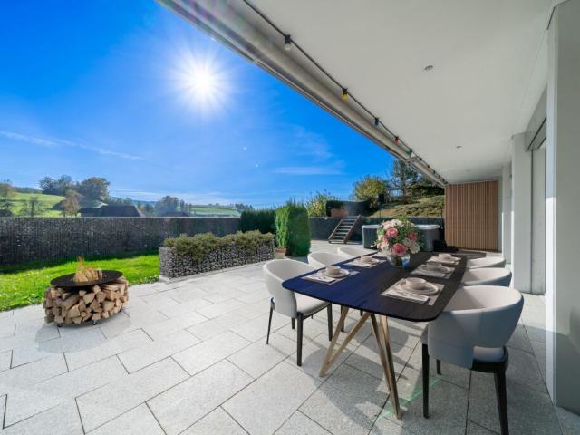 Elegante Wohnung mit Garten