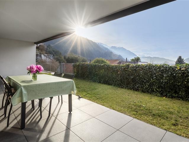 Elegante Wohnung mit privatem Garten