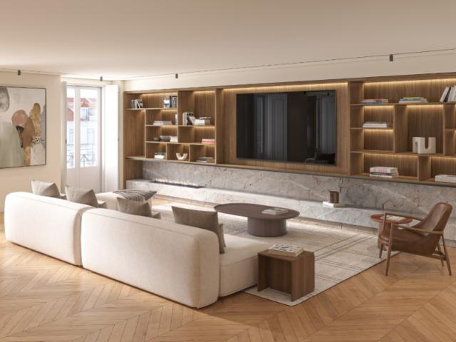 Elegante apartamento T4 no Chiado