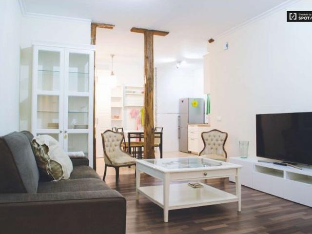 Elegante apartamento de 1 dormitorio en alquiler en el centro de Madrid