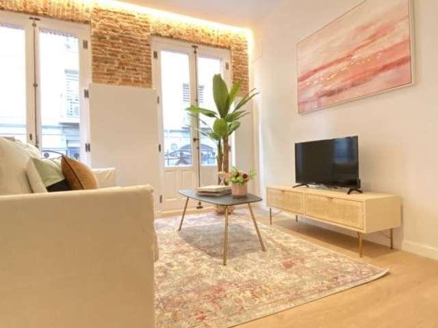 Elegante apartamento de 1 dormitorio en alquiler en La Latina, Madrid