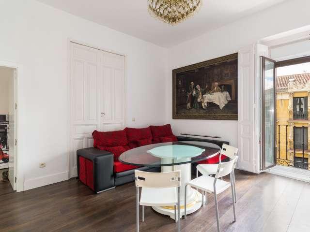 Elegante apartamento de 2 dormitorios en alquiler en el centro de Madrid
