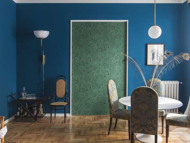 Elegante appartamento con 2 camere da letto in affitto a Porta Venezia, Milano
