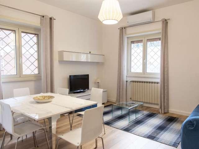 Elegante appartamento con 2 camere da letto in affitto a Portuense, Roma