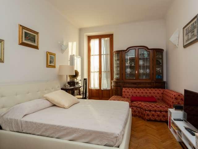 Elegante camera in appartamento con 3 camere da letto a Dergano, Milano