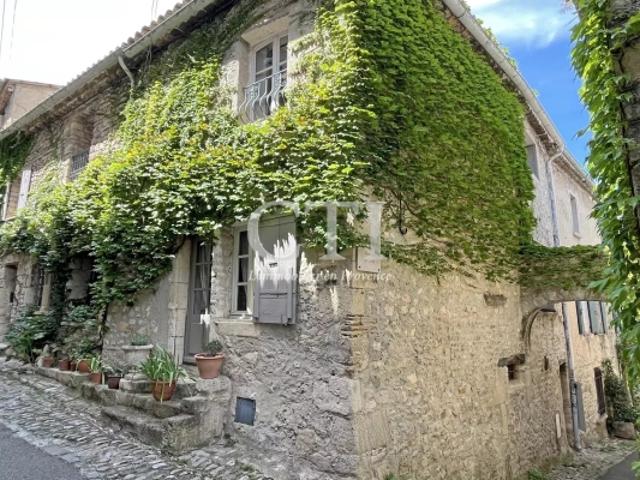 Élégante demeure en pierre avec terrasse panoramique à Vaison la Romaine