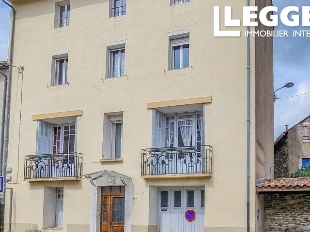 Élégante maison de Maître de 184 m² avec jardin, garage, caves et terrasses au cœur du Haut Languedoc