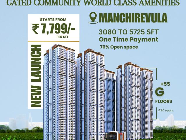 Elegantea Skyven 4 Bedroom 6278 Sq. Ft. Apartment in Kokapet Hyderabad Listing ID: #10036