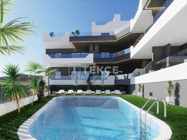 Elegantes apartamentos con piscina comunitaria en Benijofar