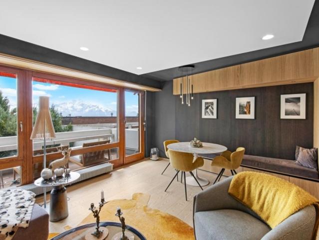 Élégance alpine au cur de Villars sur Ollon Appartement rénové avec finitions haut de gamme