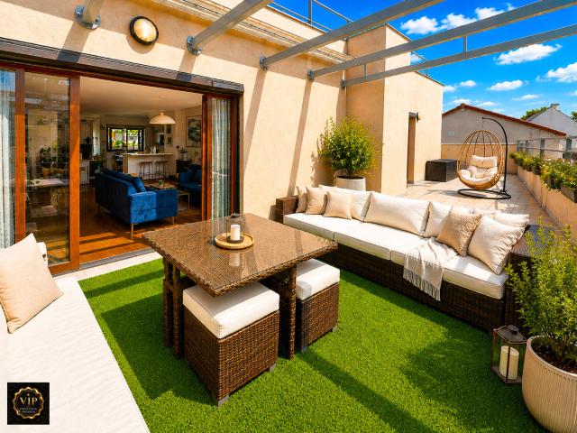 ÉLÉGANCE AVEC TERRASSE PLEIN CIEL