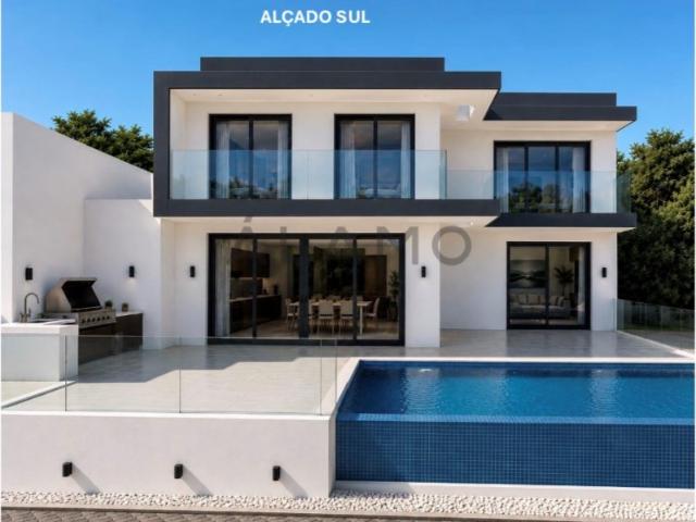Elegância e Conforto: Moradia Nova com Piscina Infinita e Vista Mar