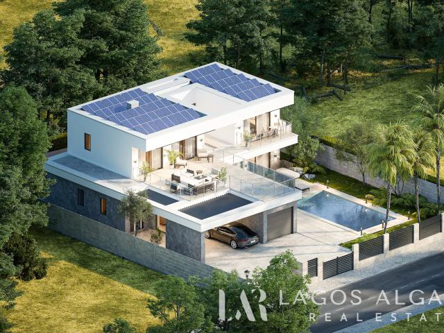 Elegância e Sustentabilidade: Moradia Moderna em Monte Lemos, Praia da Luz