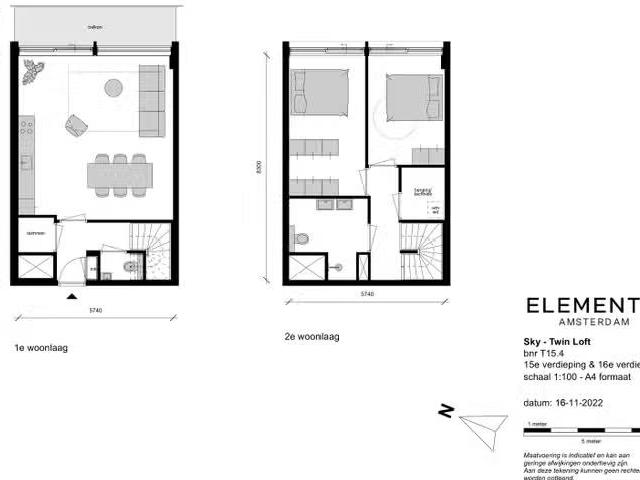 Elements Sky Twin loft Amsterdam