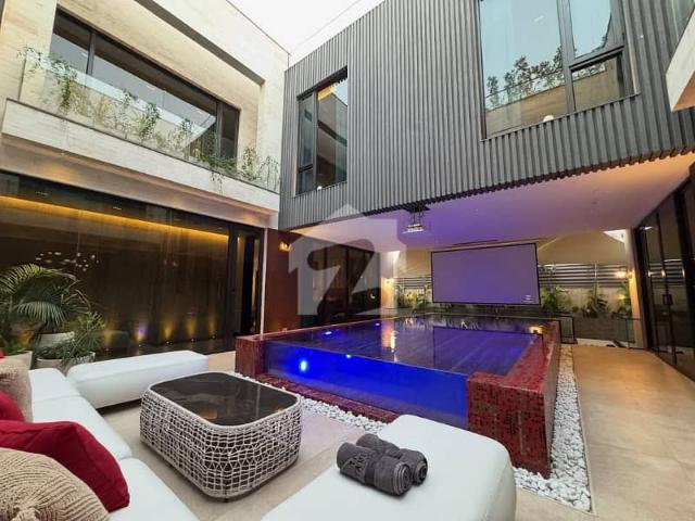 Elite Ultra Top Notch 1 Kanal Modern Masterpiece | Near Raya Fairways, Park & Carrefour | Rooftop Lounge | Swimming pool| Huge Garden | Direct Owner Meeting | 100% Original Deal | DHA Phase 7