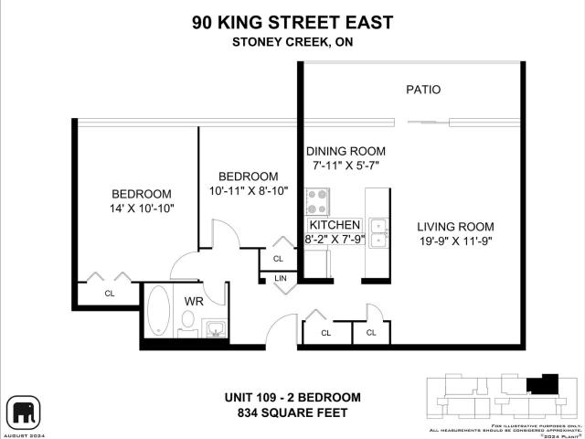 Elizabeth Apartments Apartment 2 Bedroom Apartment for Rent