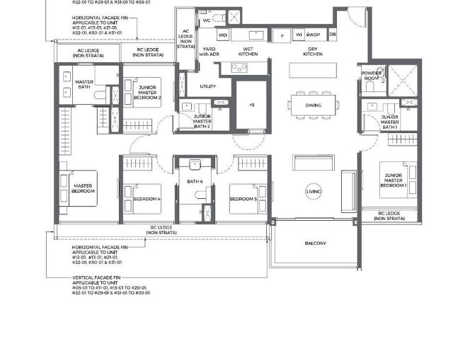 Elta D5, Apartment