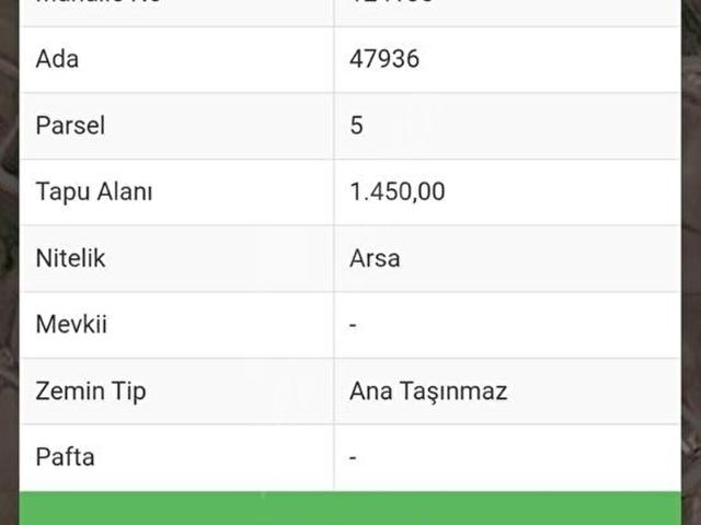 ELVAN KÖYÜNDE SATILIK 157m2 HİSSELİ VİLLA ARSA 0.40 EMSAL