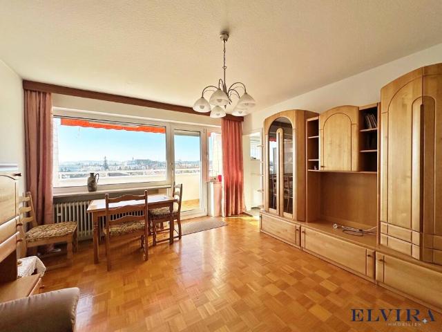 ELVIRA Germering, schöne und zentrumsnahe 2 Zimmer Wohnung mit Westbalkon