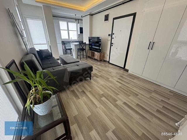 EMLAK STORE'DAN SIFIR BİNADA SIFIR EŞYALI KİRALIK 1+1 DAİRE