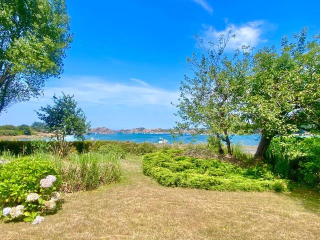Emplacement coup de cœur à Plougasnou, vue mer et mer à pied