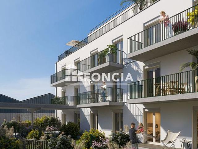 Emplacement Idéal: Lumineux appartement T2 orienté Ouest, balcon, parking en sous sol, nouvelle résidence