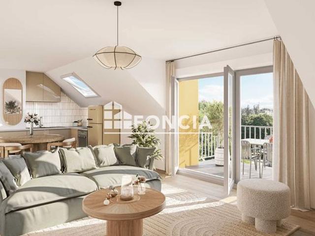 EMPLACEMENT PRÉMIUM Lumineux Appartement T3 au dernier étage, petite résidence de standing