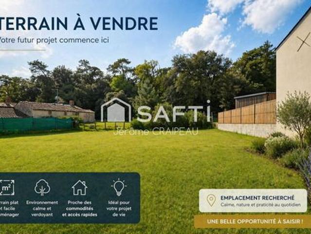 Emplacement privilégié pour cette parcelle constructible de 555 m2