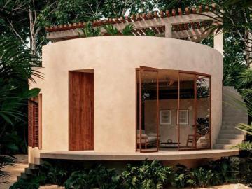 EN VENTA VILLA CIRCULAR DE 88M2 A 15 MINUTOS DE TULUM