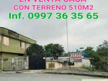 EN VENTA AMPLIO TERRENO 510M2 CON CASA